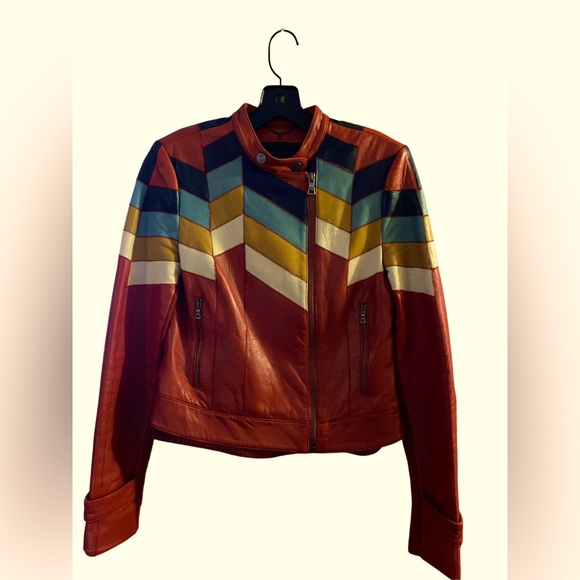 BCBGMAXAZRIA Genuine Leather Jacket - Picture 2 of 5